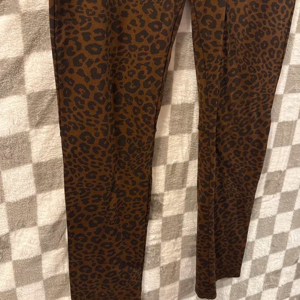 Sanctuary Leopard Affair Social Standard Skinny Pants Size XL/ Extra Large - Picture 4 of 14